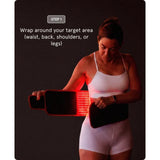 iRestore Sculpt Belt Duo – Two Wearable Red & Near-Infrared LED Belts, 1,260 LEDs Each