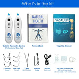 Dolphin Scar Release + VNS Kit – Two Dolphin Neurostim Microcurrent Point Stimulators + Vagus Nerve Stim Add-On