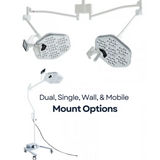 Infinium - Luxor 300 Series LED Surgical Light with Touch Screen & Wireless Remote