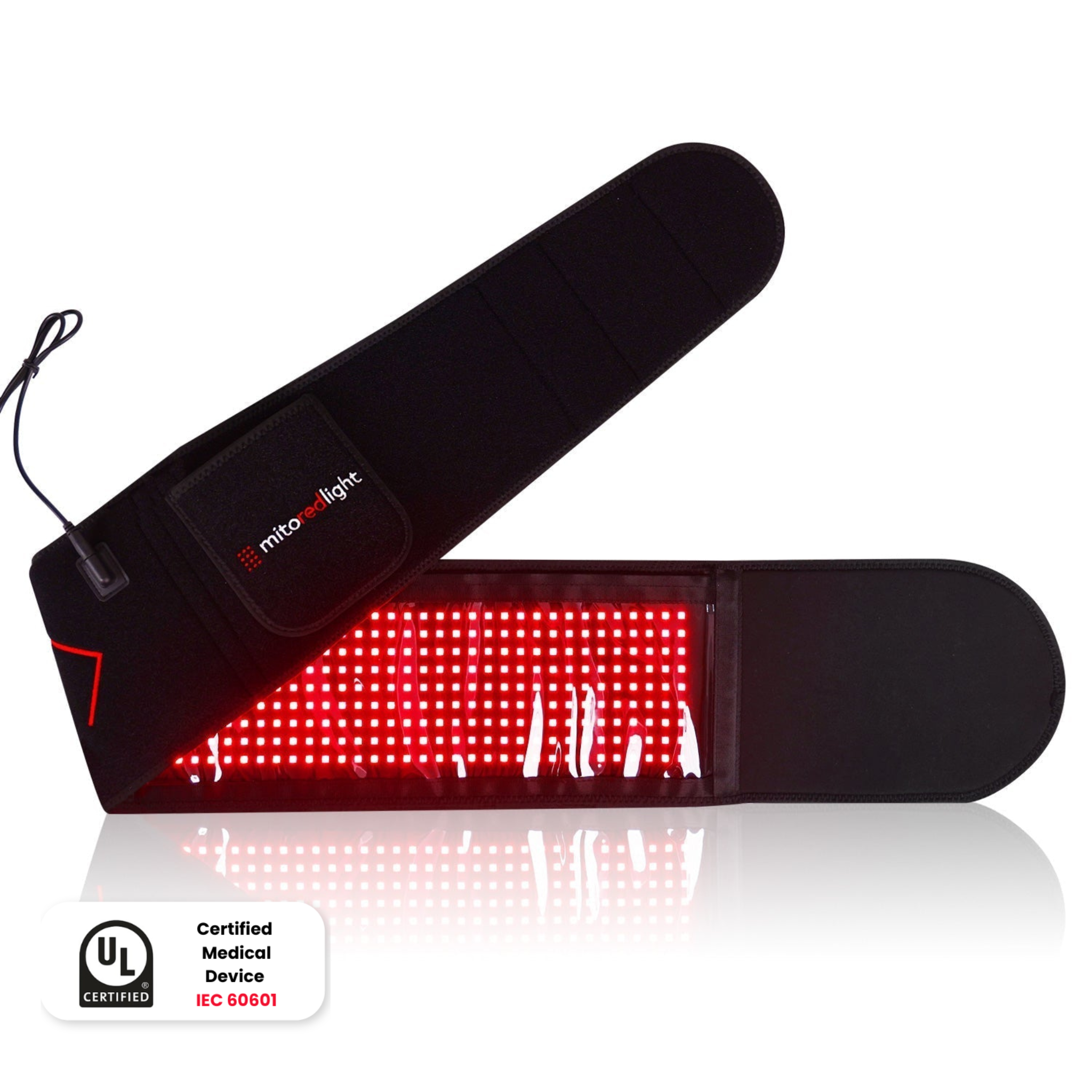 Mito Red Light MitoQUAD™ Wavelength Belt | Hands Free Red Light