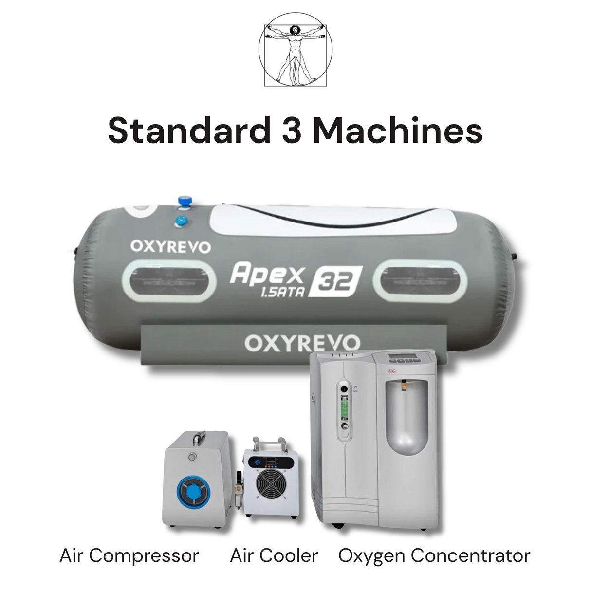 OXYREVO Apex32 1.5 ATA Portable Hyperbaric Chamber – Morelli Medical