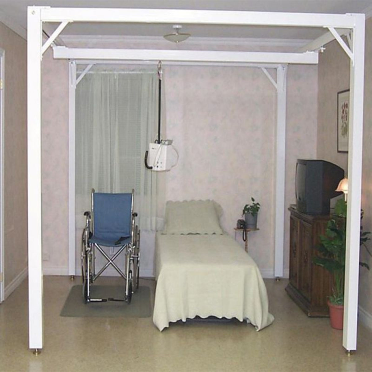 Handicare Square 4-Post Free Standing Track For Ceiling Lifts